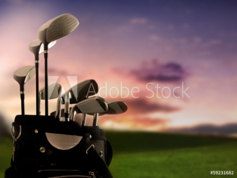 Picture of Close-up of a golf bag